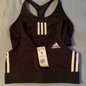 New Adidas Sports Bras in black. 50 for BOTH bras